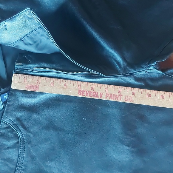 Gap Black Leather Pants size 12 NWT - Picture 12 of 16